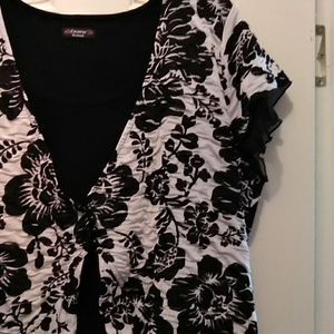 Black and white top